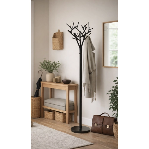 Wieszak Stojący Czarny